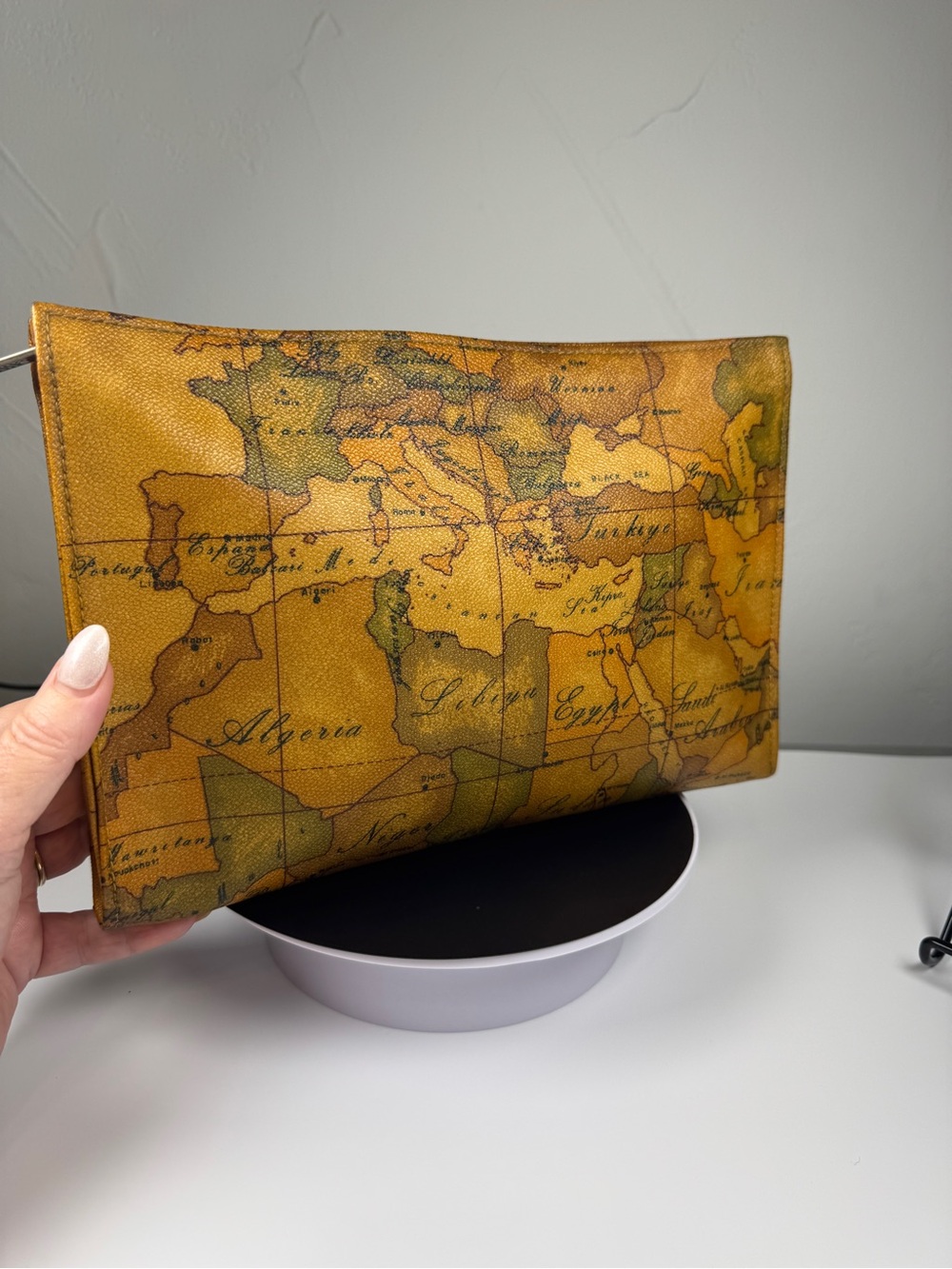 Alviero Martini Map Unisex Pouch or Clutch